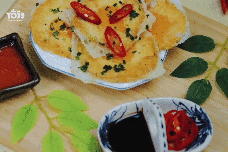 Trứng chay TOJY bắt mắt, phù hợp nhiều món ăn