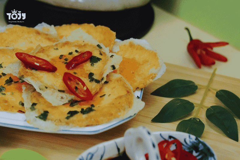 Trứng ốp la chay TOJY 150g thơm ngon, tiện lợi, dễ chế biến