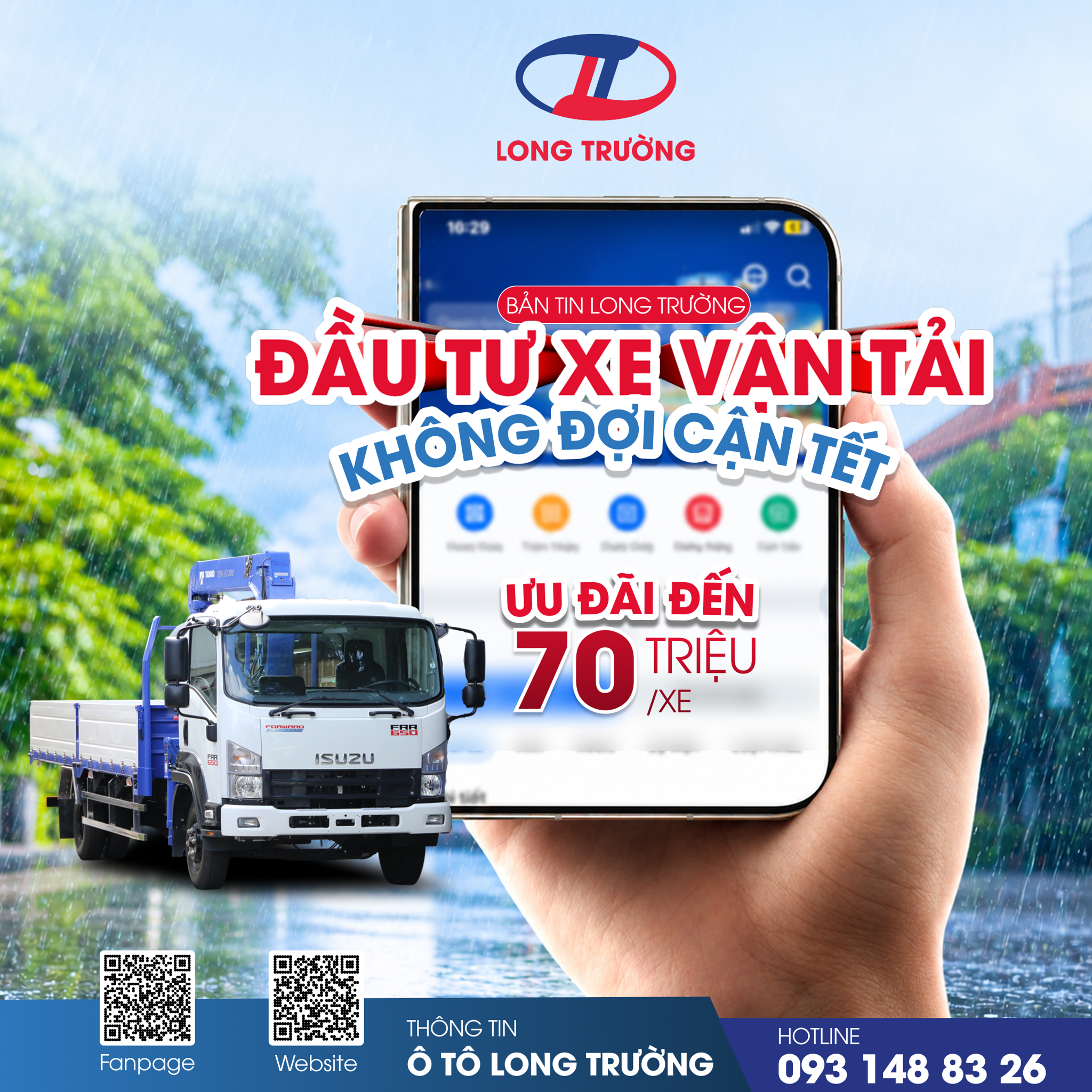 Đầu tư xe vận tải không nên đợi cận Tết – Mua sớm, chủ động kinh doanh