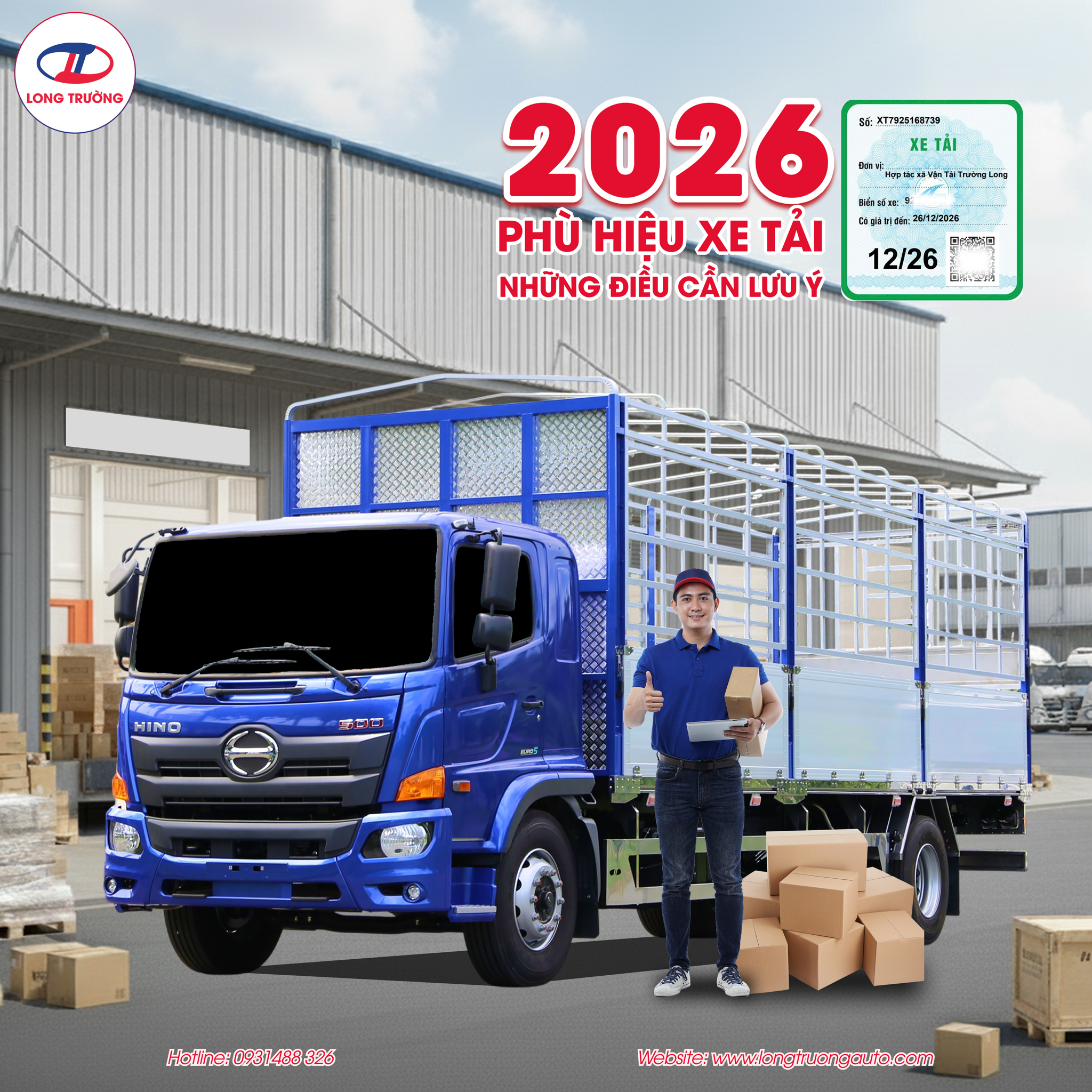 Phù hiệu xe tải và những điều cần lưu ý năm 2026
