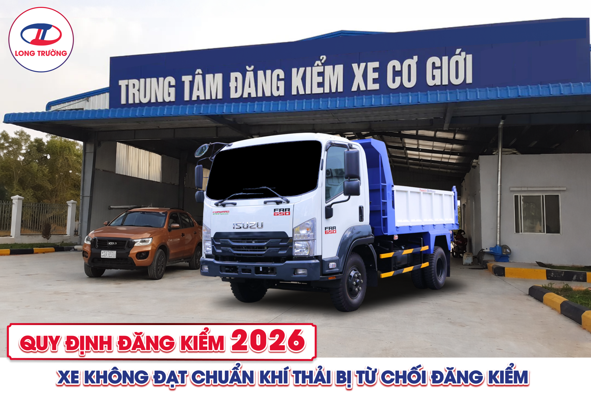 Xe không đạt tiêu chuẩn khí thải sẽ không được đăng kiểm