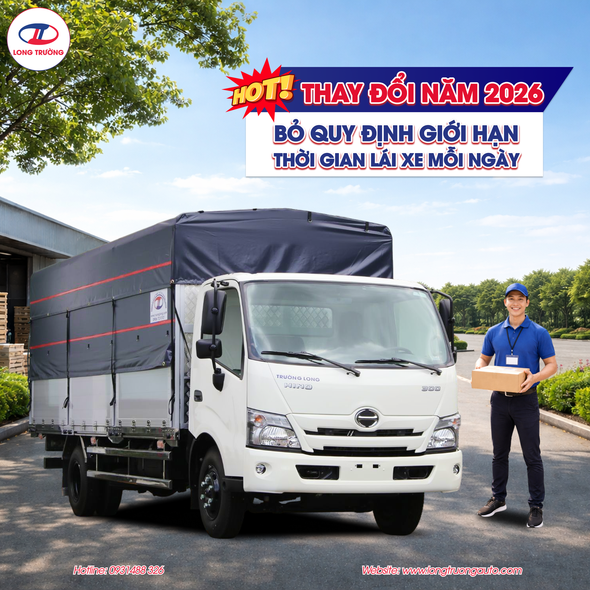 2026: BỎ QUY ĐỊNH GIỚI HẠN THỜI GIAN LÁI XE MỖI NGÀY