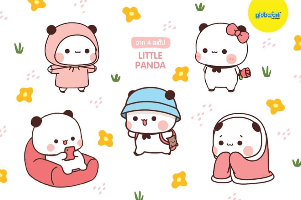 Hướng dẫn vẽ gấu Panda dễ thương – Bé vừa học vừa sáng tạo