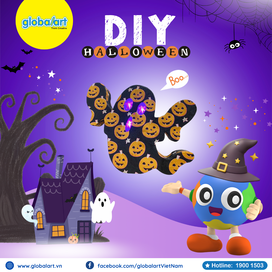 Bé “hóa phép” cực đỉnh – Sáng tạo hết mình mùa Halloween