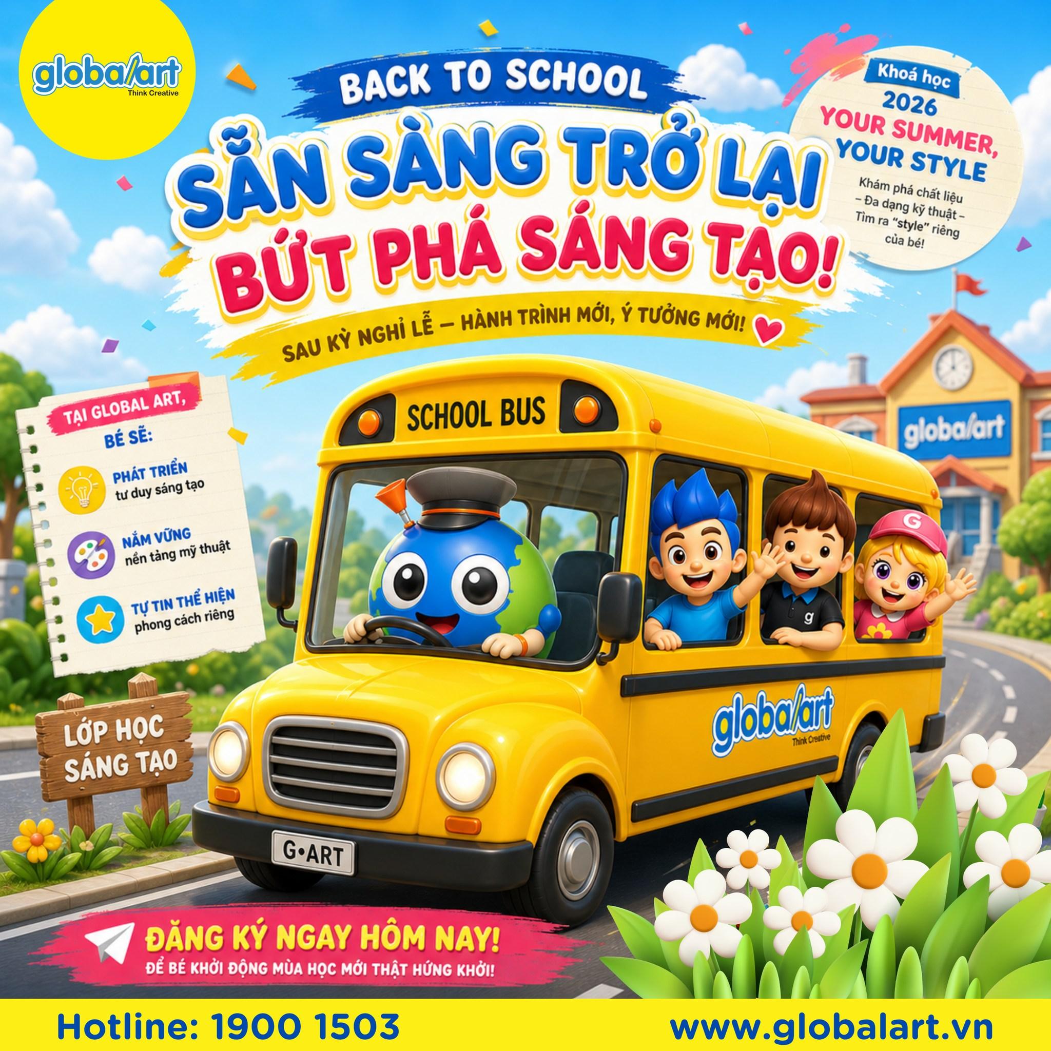 🎒✨ BACK TO SCHOOL – BẬT LẠI SÁNG TẠO! ✨🎨