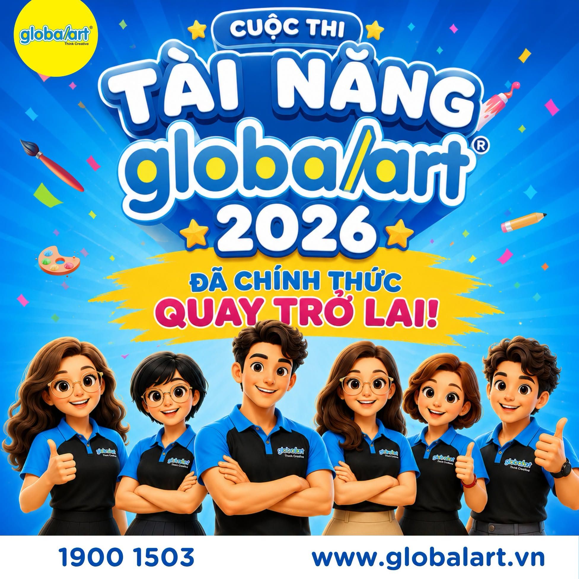 🏆 CUỘC THI TÀI NĂNG GLOBAL ART VIỆT NAM 2026🎨✨