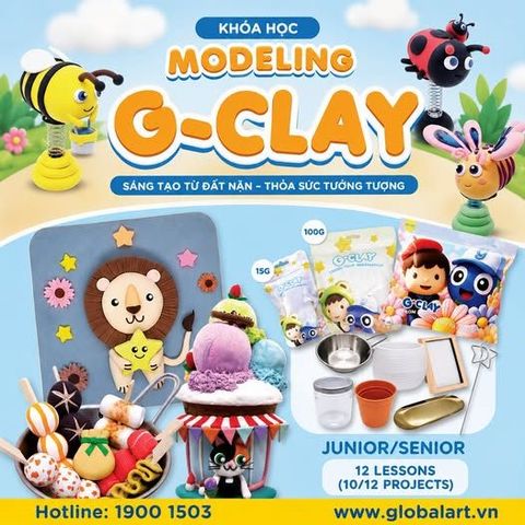 🎉 RA MẮT G-CLAY PHIÊN BẢN MỚI – NHÀO NẶN SÁNG TẠO, KHƠI MỞ TƯ DUY! 🌈✨