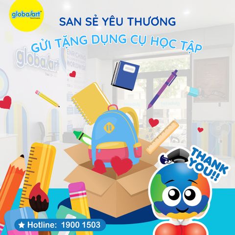 SAU BÃO LŨ – HÃY CÙNG GLOBAL ART GIEO LẠI HÀNH TRANG ĐẾN TRƯỜNG