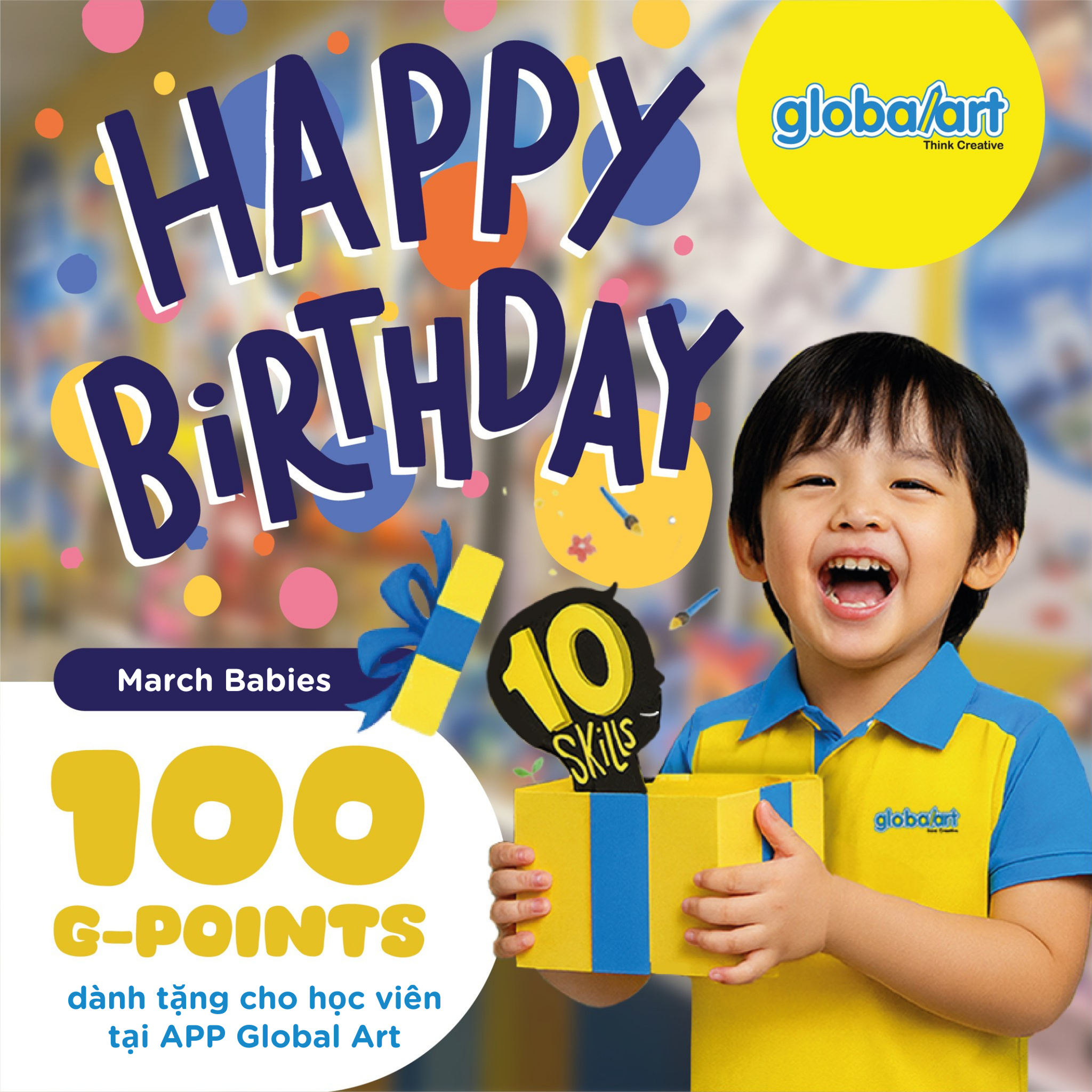 HAPPY BIRTHDAY CÁC HỌC VIÊN THÁNG 3!