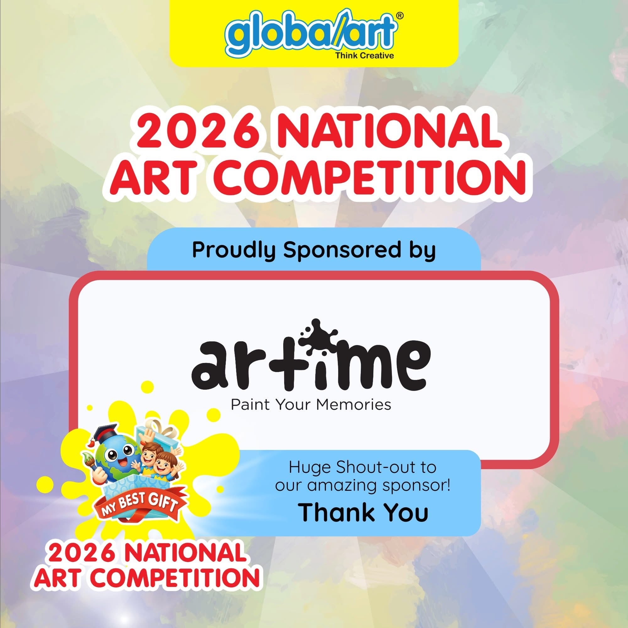💙 ARTIME – ĐỐI TÁC ĐỒNG HÀNH CÙNG HỌA SĨ NHÍ TOÀN QUỐC 2026! 🌟🎨 ✨🎨