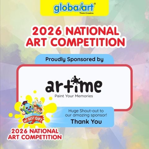 💙 ARTIME – ĐỐI TÁC ĐỒNG HÀNH CÙNG HỌA SĨ NHÍ TOÀN QUỐC 2026! 🌟🎨 ✨🎨