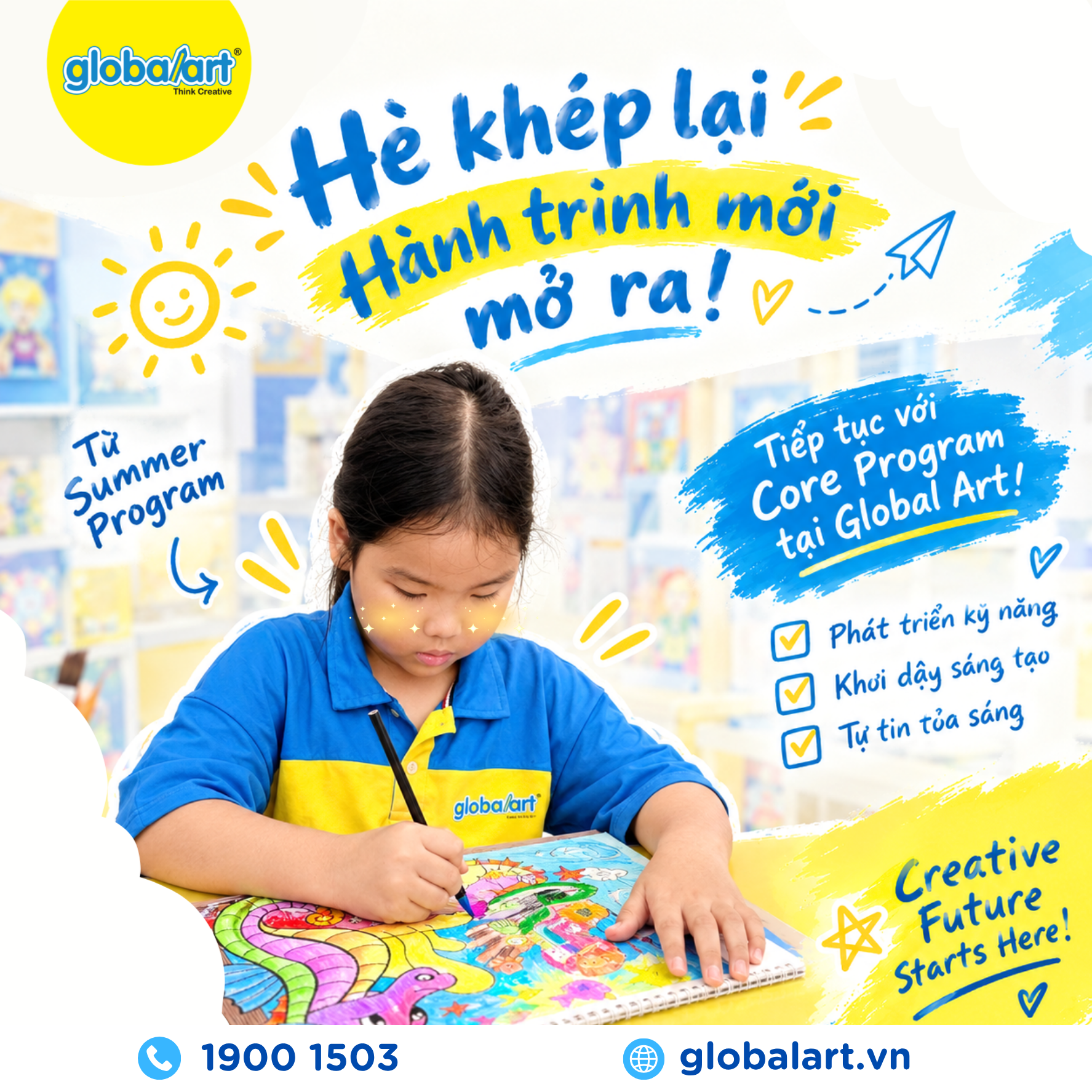 HÈ KHÉP LẠI – HÀNH TRÌNH MỚI MỞ RA CÙNG GLOBAL ART