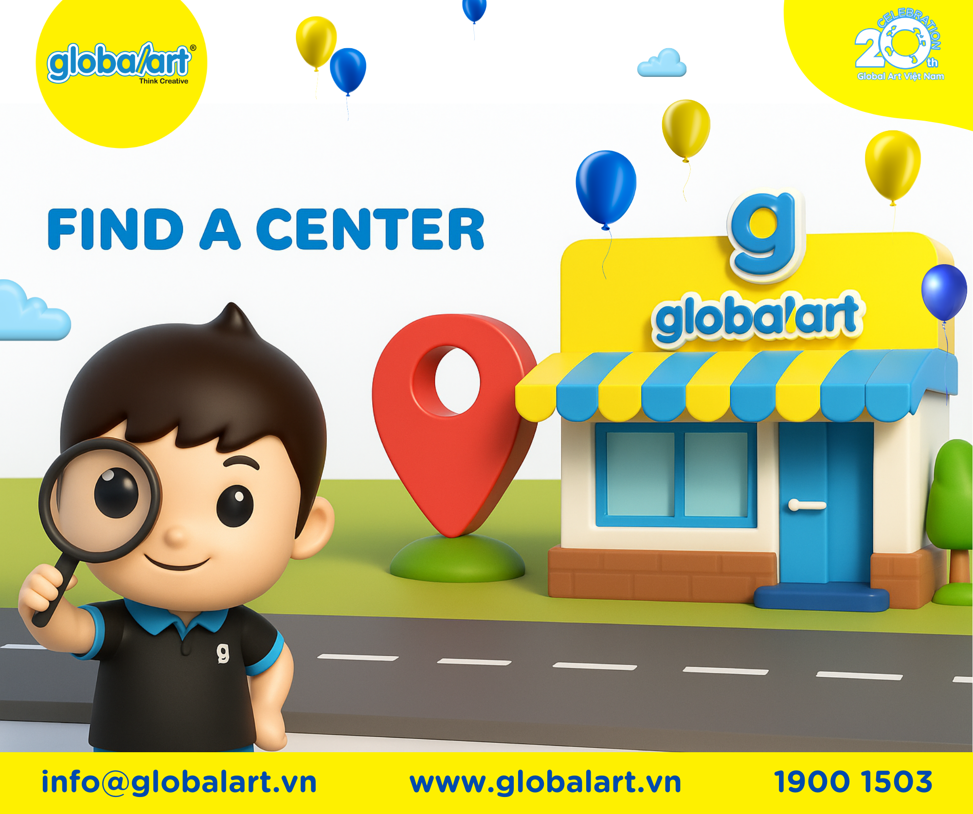 🎉 Chào Mừng Năm Học Mới – Cùng Bé Khám Phá Nghệ Thuật Sáng Tạo Tại Global Art Việt Nam 🎉