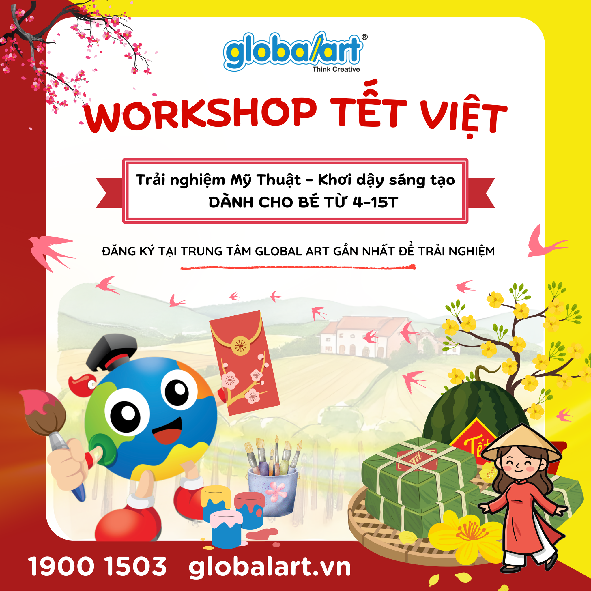 Vui Tết rộn ràng cùng Global Art 🎨✨