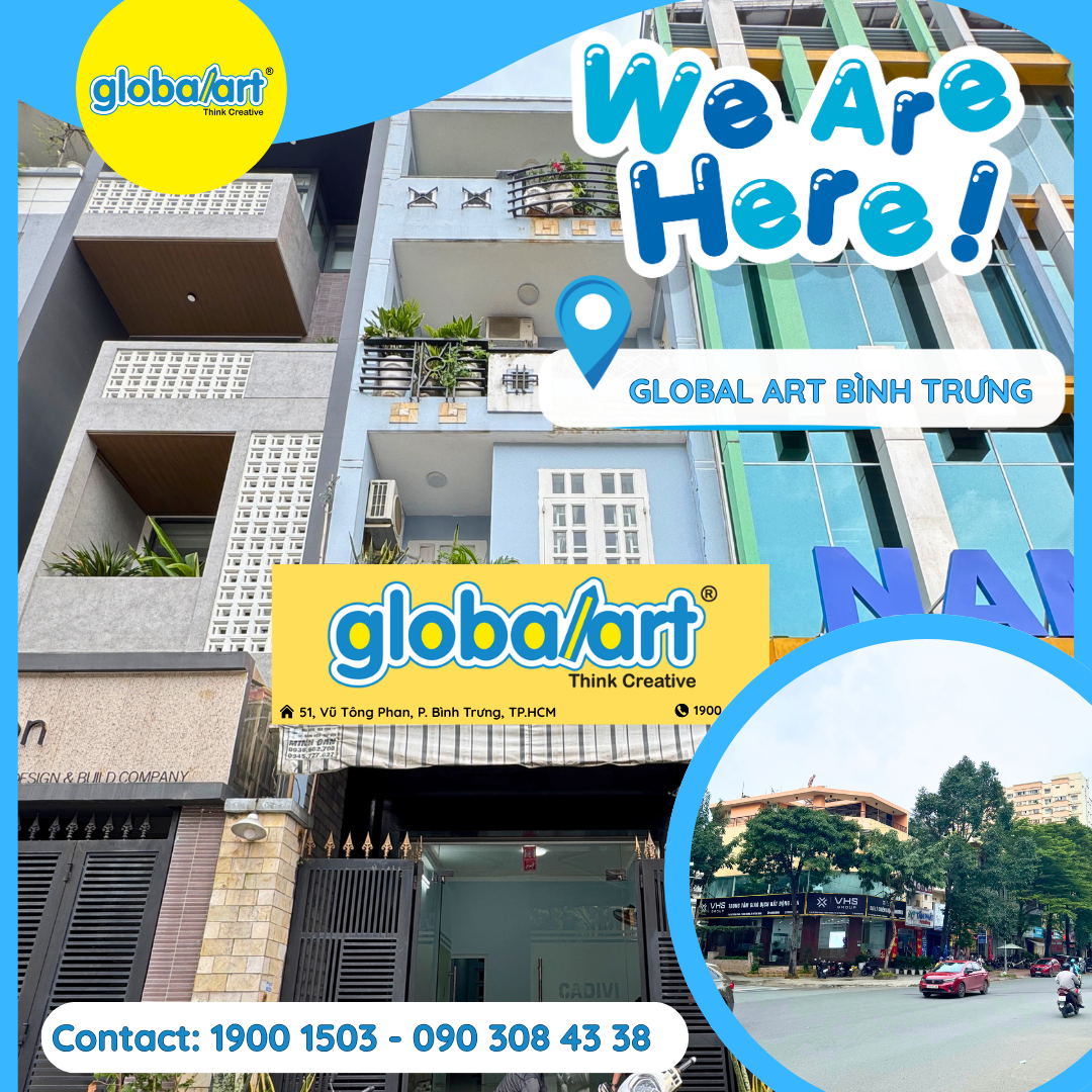 THÔNG BÁO ĐỔI TÊN & CHUYỂN ĐỊA ĐIỂM GLOBAL ART QUẬN 2