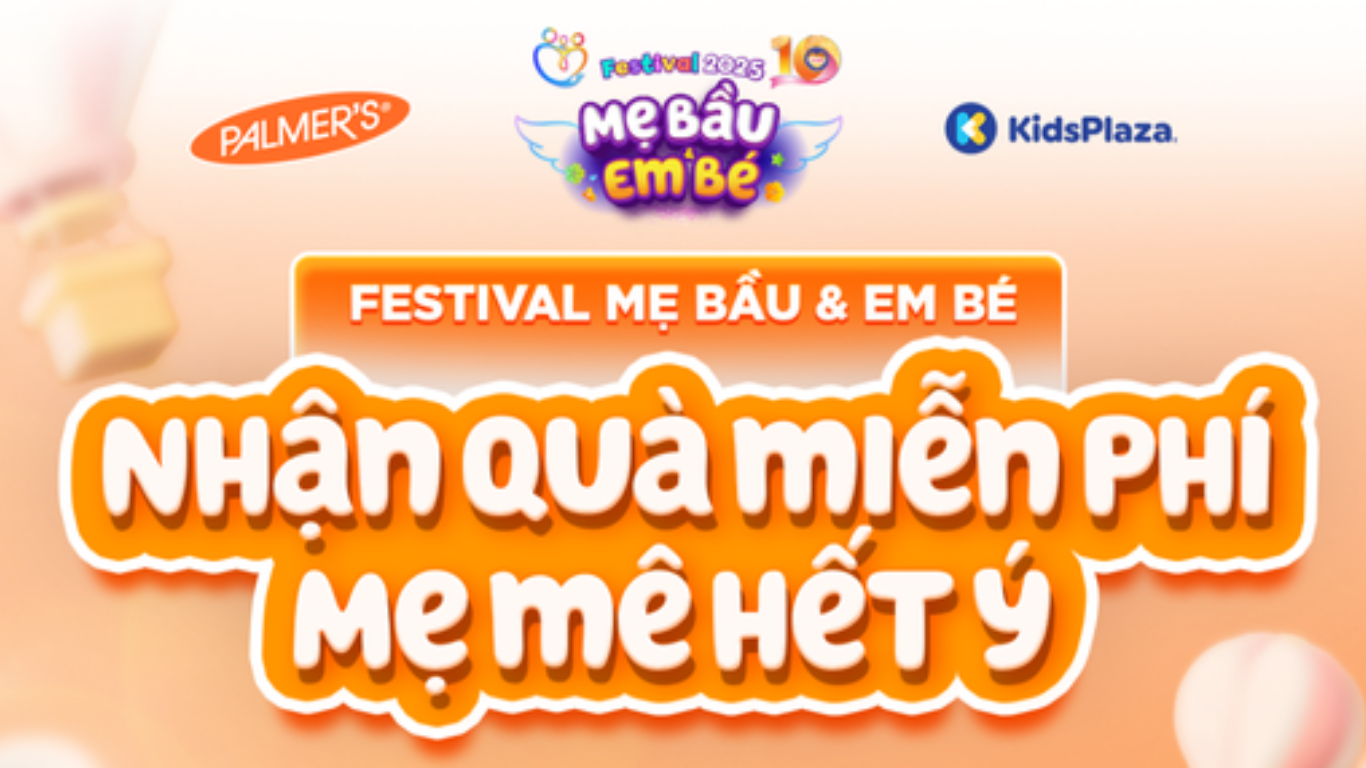 Palmer’s Chính Thức Đổ Bộ KidsPlaza Festival 2025