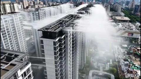 Mưa Sân Thượng: Giải Pháp Giải Nhiệt Mùa Hè Cực Đỉnh Từ Trung Quốc