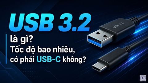 Tốc độ bằng thông và phân biệt với USB 3.2
