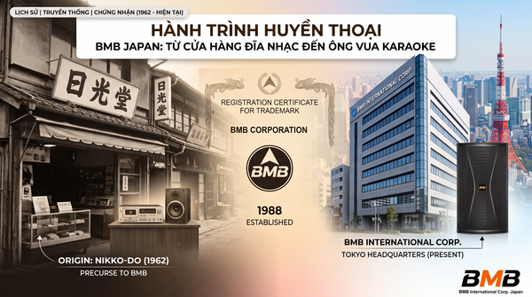 BMB Japan: Hành Trình Hơn 60 Năm Định Hình Huyền Thoại Âm Thanh Karaoke Thế Giới