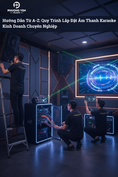 Hướng Dẫn Từ A-Z: Quy Trình Lắp Đặt Âm Thanh Karaoke Kinh Doanh Chuyên Nghiệp