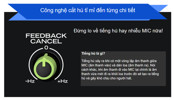 Chống hú, chống rít trong phòng karaoke