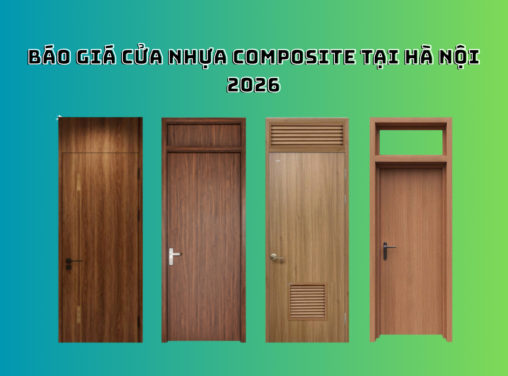 Báo Giá Cửa Nhựa Gỗ Composite tại Hà Nội 4/2026