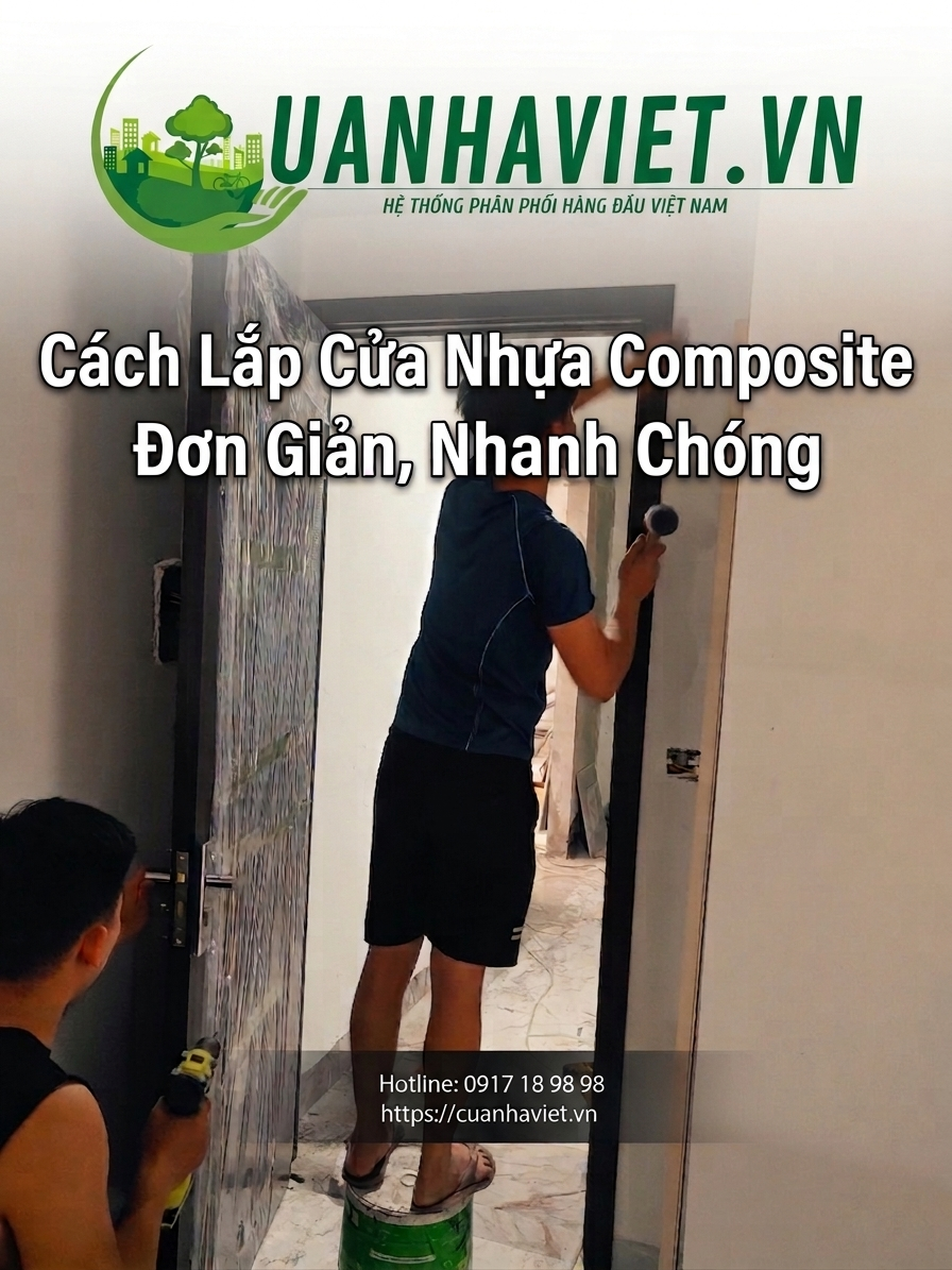 Cách Lắp Cửa Nhựa Composite Đơn Giản, Nhanh Chóng
