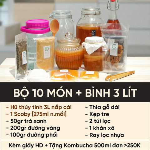 Thông báo Quan trọng Về Sự Thay Đổi Thành Phần Nguyên Liệu trong Bộ Ủ Kombucha