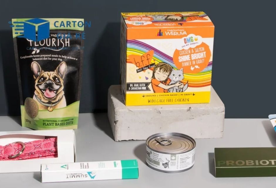 Hộp carton cho thức ăn thú y – Chống ẩm tốt, dễ bảo quản