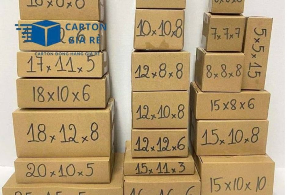 Thùng carton kích thước lớn dùng cho hàng cồng kềnh - Cartongiare