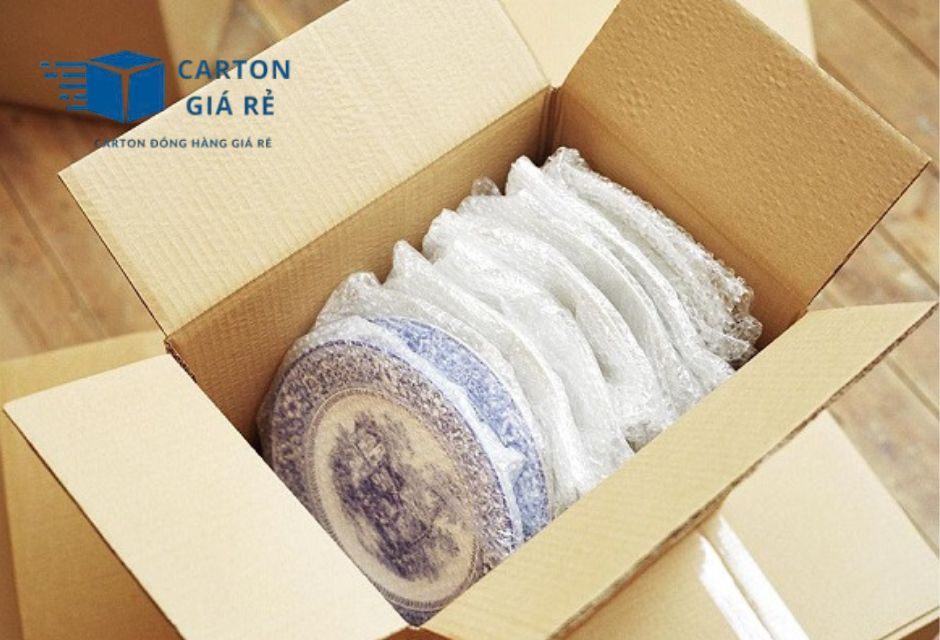 Đóng gói gốm sứ bằng thùng carton – Giải pháp an toàn và tiết kiệm