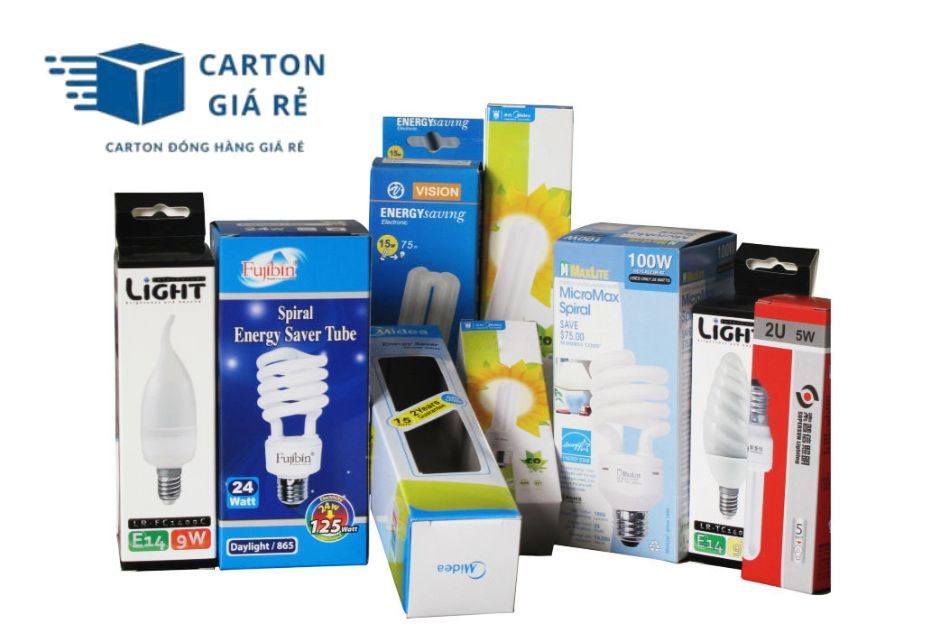 Hộp carton cho đèn trang trí – Thiết kế chống sốc chuyên dụng