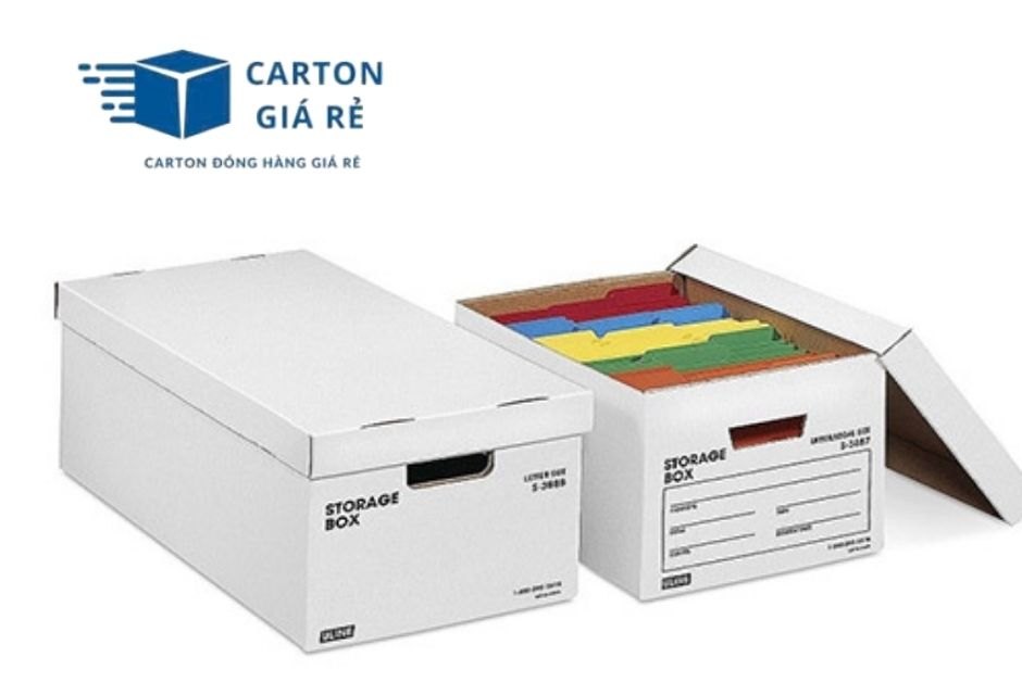 Hộp Carton Đựng Đồ Văn Phòng – Gọn Gàng, Dễ Tìm, Khỏi Lộn Xộn