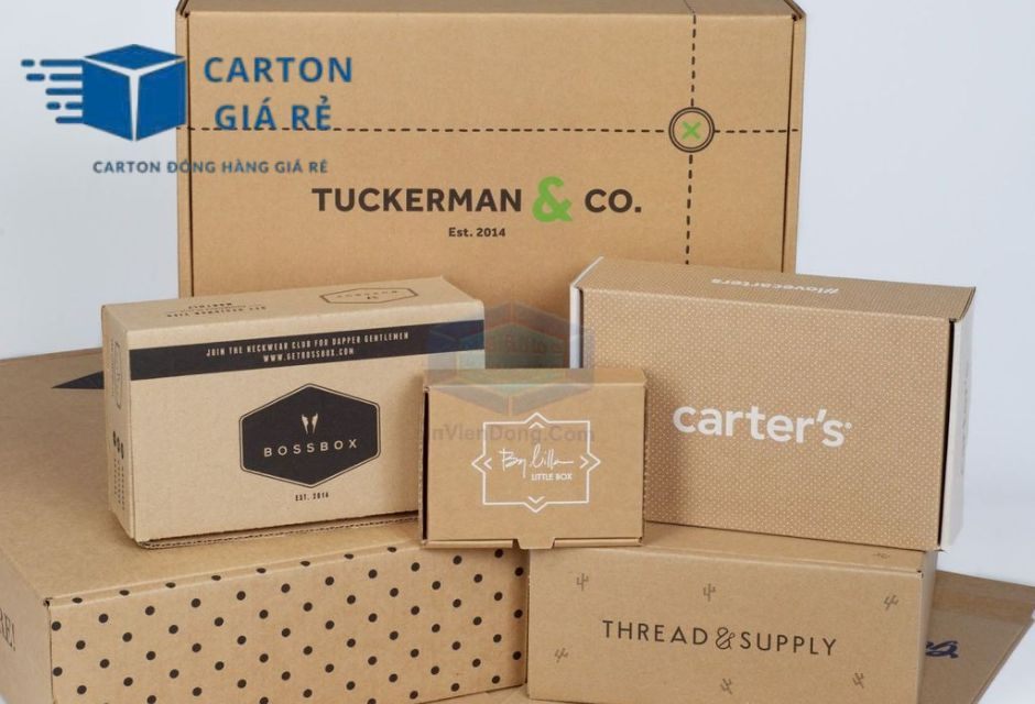 Thùng carton cho cửa hàng bán lẻ, shop online - Cartongiare