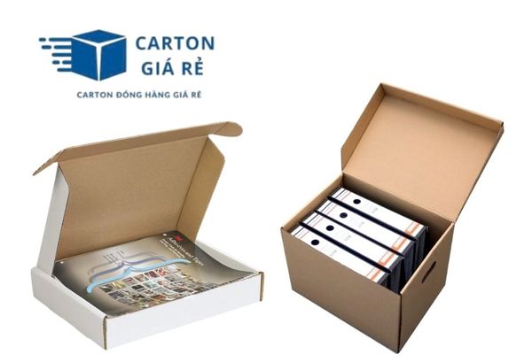Hộp Carton Nắp Cài Đựng Đồ Dùng Học Tập - Cartongiare