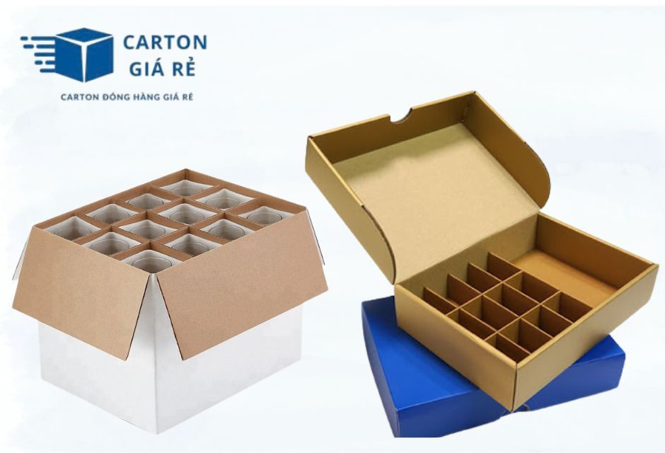 Hộp carton cho đồ uống thủy tinh – Chống sốc và bảo vệ tuyệt đối