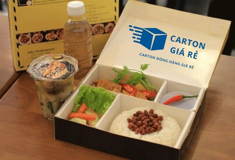 Hộp carton nắp cài đựng vật dụng nhỏ gọn