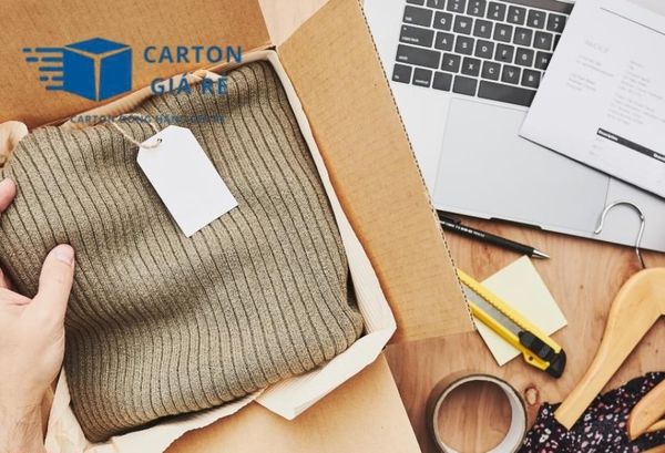 Hộp Carton Nắp Gài Đóng Gói Shopee Lazada Tiki - Cartongiare