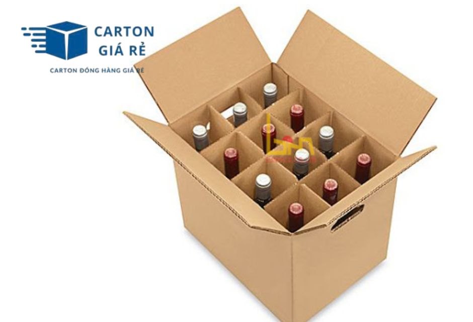 Hộp carton cho rượu – Giải pháp bao bì sang trọng và chịu lực mạnh