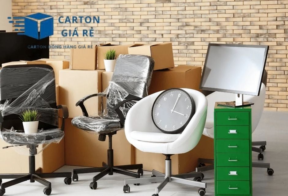 Thùng carton dùng cho chuyển nhà, chuyển văn phòng - Cartongiare