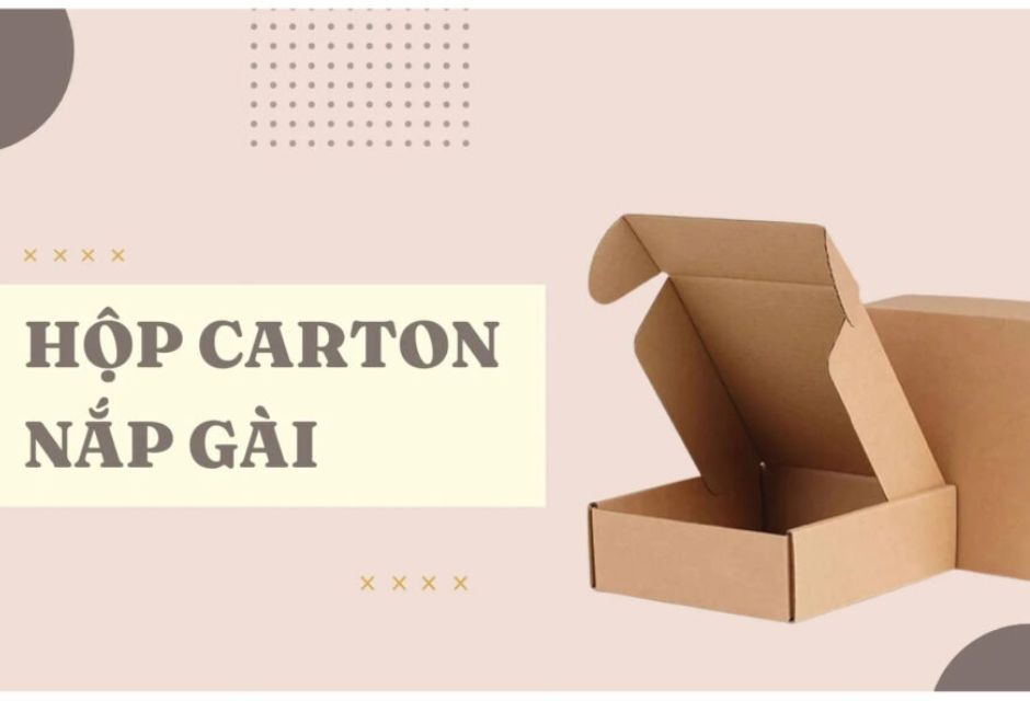 Carton Gía Rẻ - Hộp Carton Nắp Cài
