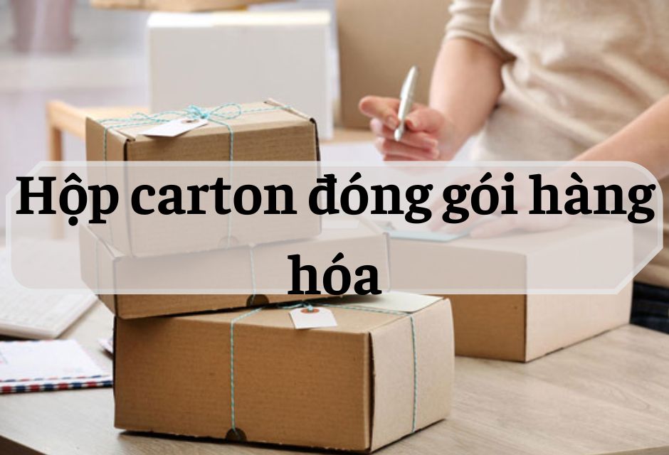 Hộp carton đóng gói hàng hóa