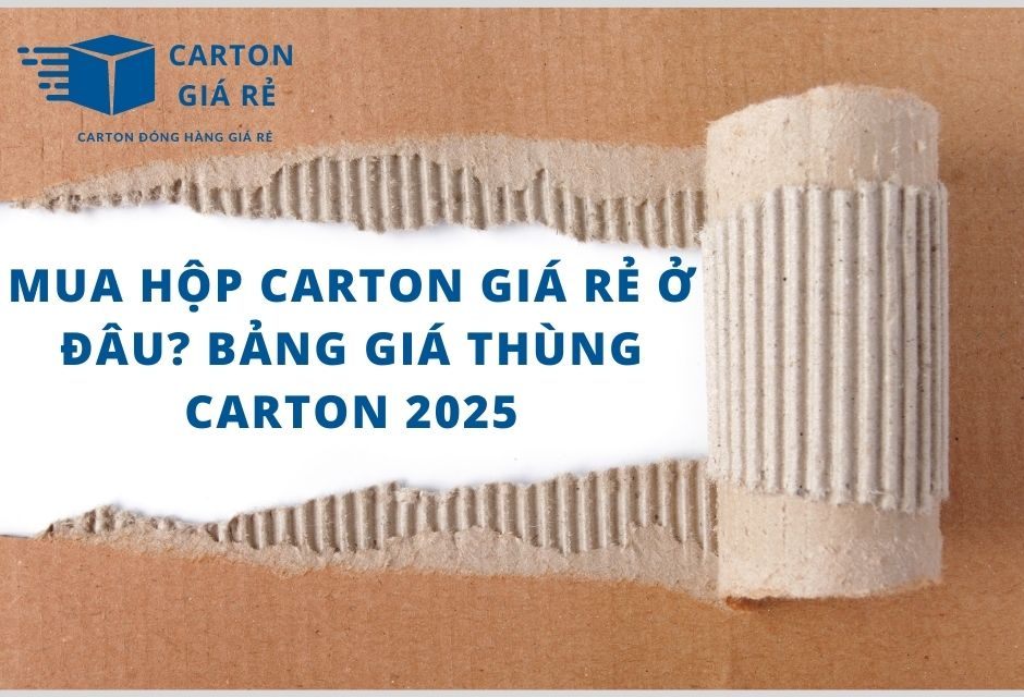 Mua Hộp Carton Giá Rẻ Ở Đâu? Bảng Giá Thùng Carton 2025