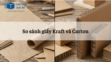 So sánh giấy Kraft và Carton