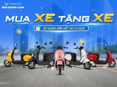 MUA XE – TẶNG XE | ƯU ĐÃI CỰC KHỦNG CHỈ CÓ TẠI VINFAST BÌNH DƯƠNG!