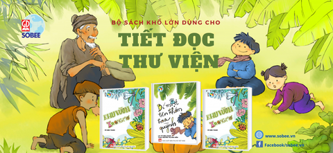 Bộ sách khổ lớn dùng cho tiết đọc thư viện (3 cuốn)