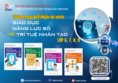 Bộ sách Giáo dục năng lực số và trí tuệ nhân tạo lớp 6, 7, 8, 9