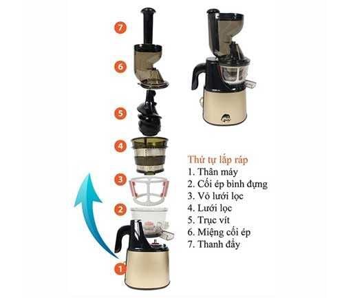 cách lắp máy ép trái cây công nghiệp