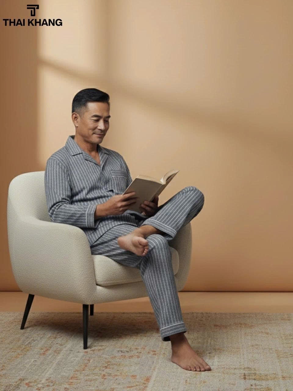 Đồ Ngủ Nam Trung Niên Thái Khang – Khi Giấc Ngủ Cũng Mang Dáng Vẻ Phong Độ