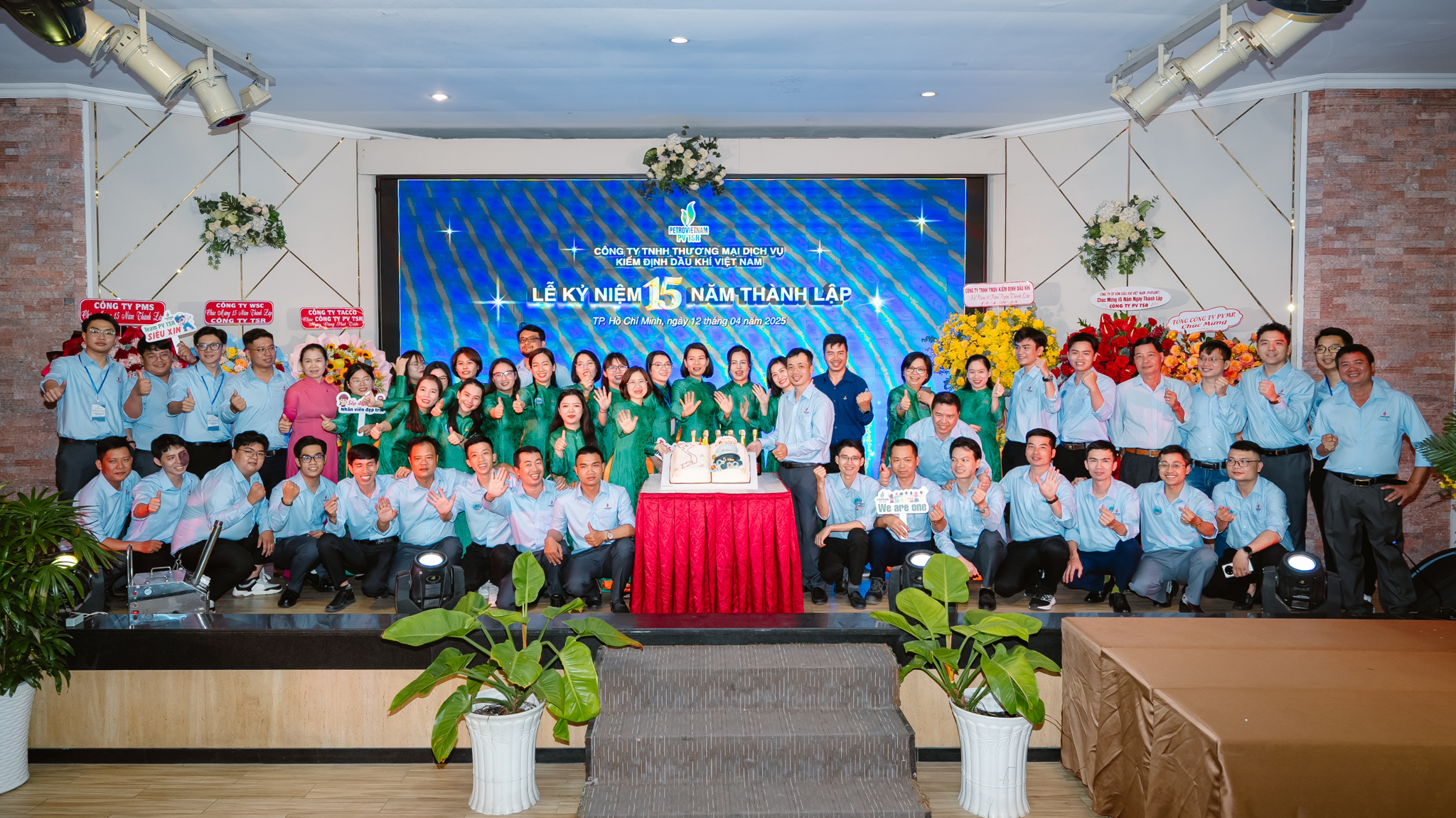 Lễ kỉ niệm 15 năm thành lập PV TSR – Công ty Kiểm định Dầu khí Việt Nam